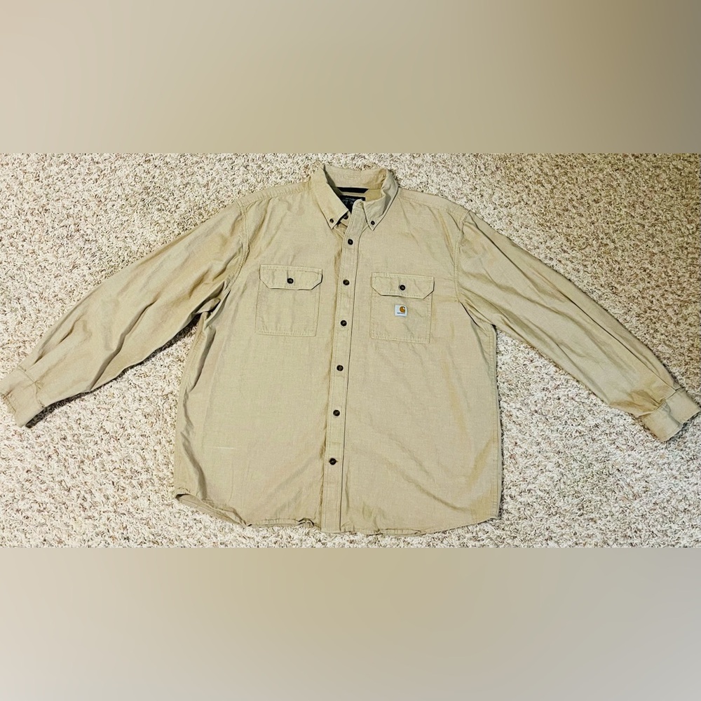 Carhartt Tan Loose Fit Men’s Shirt